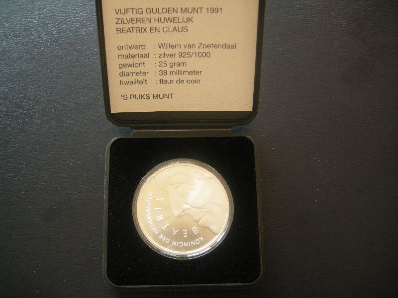 (afbeelding voor) 50 Gulden 1991 FDC